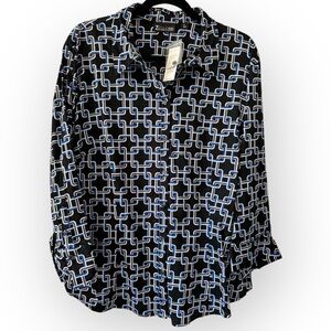 7th Avenue New York & Company-Button Down Shirt-XXL - New with Tags